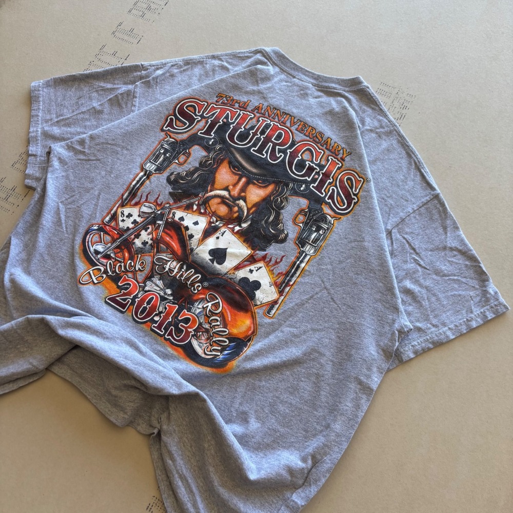 Vintage west coast choppers‎ harley flame style sturgis biker tee